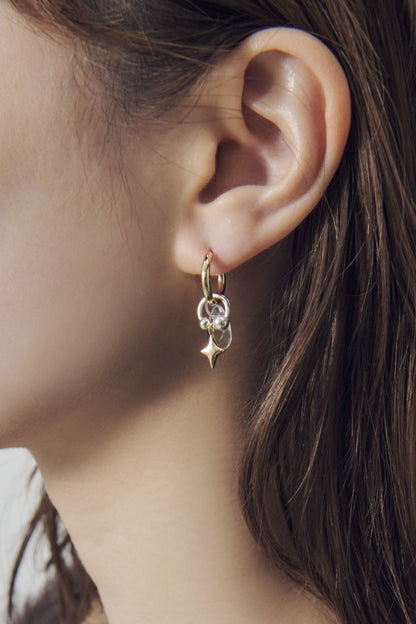 GOLDY Twinkle Bloom earrings