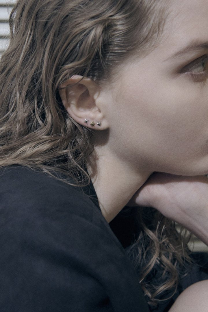 [Stainless] GOLDY Petite Heart Earrings - Image 6