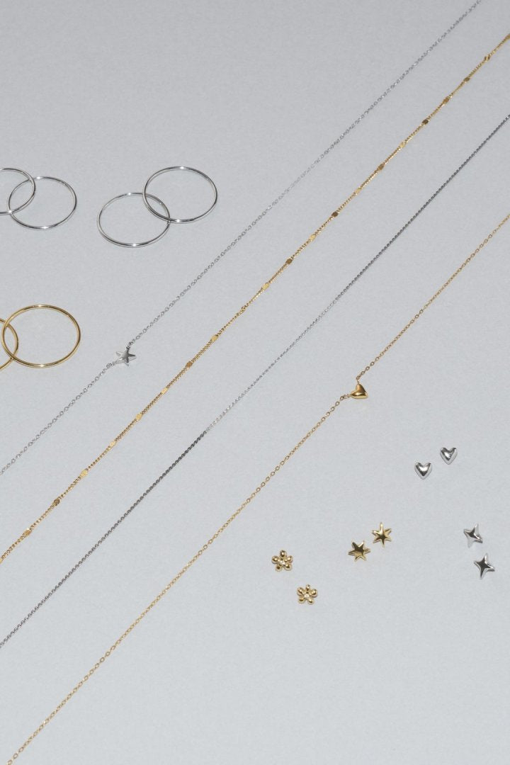 [Stainless] GOLDY Petite Heart Earrings - Image 15