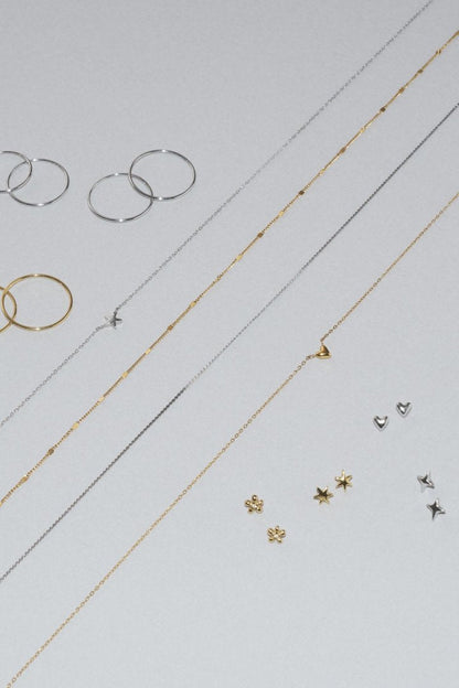 [Stainless] GOLDY Petite Heart Earrings - Image 15