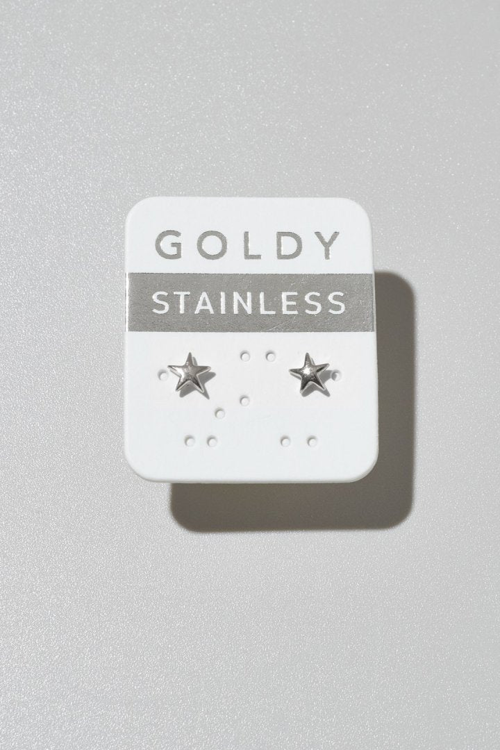 GOLDY プチ スター ステンレス ピアス - Image 2