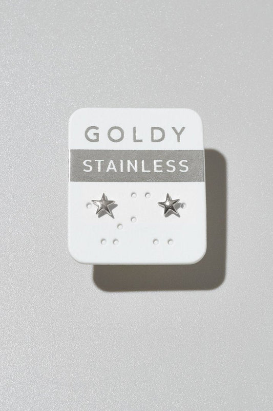 GOLDY プチ スター ステンレス ピアス - Image 2
