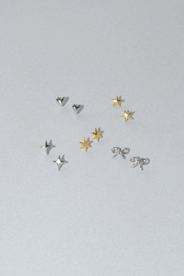 GOLDY プチ スター ステンレス ピアス - Image 10