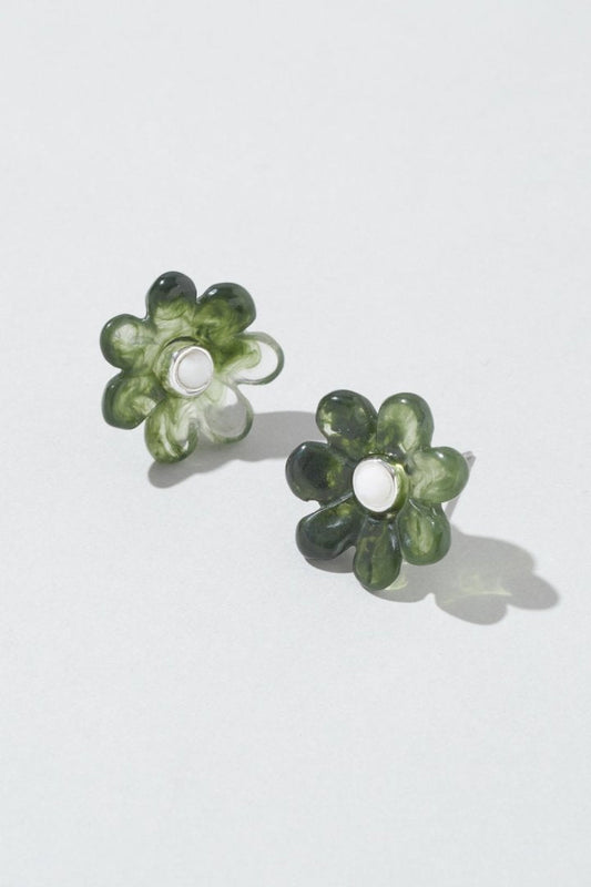 GOLDY puffy bloom earrings - Image 2