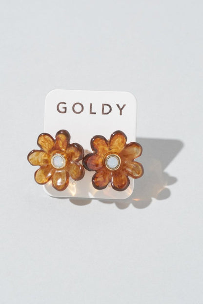 GOLDY puffy bloom earrings - Image 16