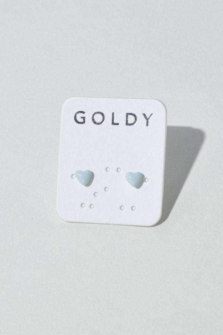 GOLDY プチ カラー ハート ピアス - Image 3