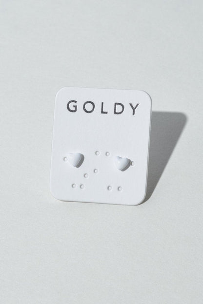 GOLDY プチ カラー ハート ピアス - Image 4