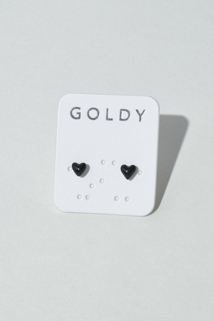 GOLDY プチ カラー ハート ピアス - Image 5