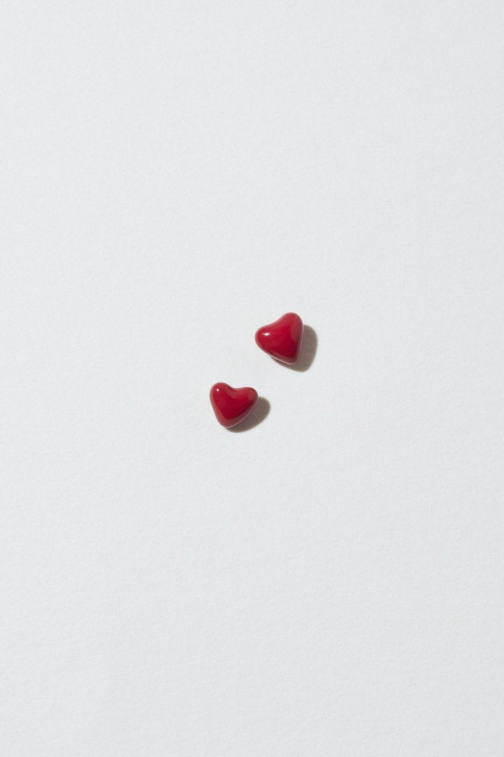GOLDY プチ カラー ハート ピアス - Image 13