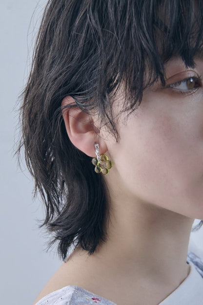 GOLDY glass flower earrings - Image 10