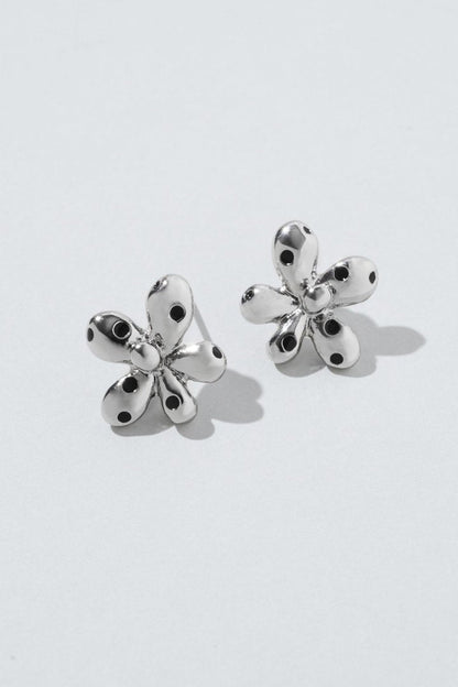 GOLDY 波點花花 earrings - Image 2