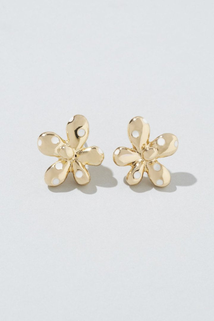 GOLDY 波點花花 earrings - Image 3