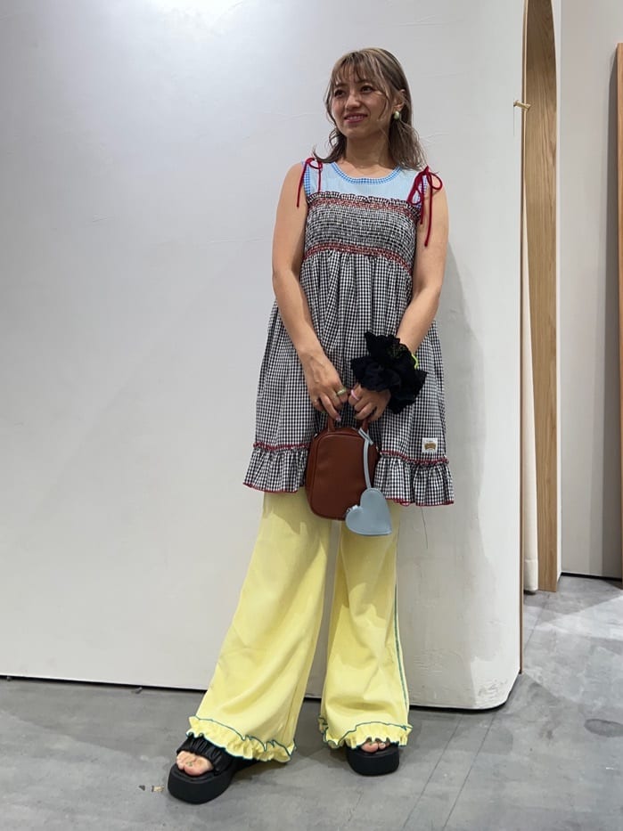 HELLO.SANFRANCISCO 2WAY shirred tunic bare dress - Image 97