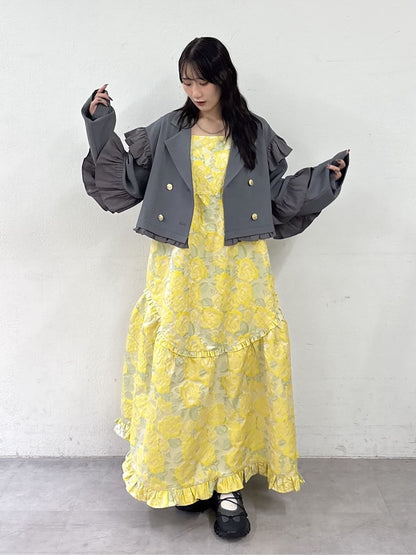 [長/短Version ]w closet Frill jacket - Image 54