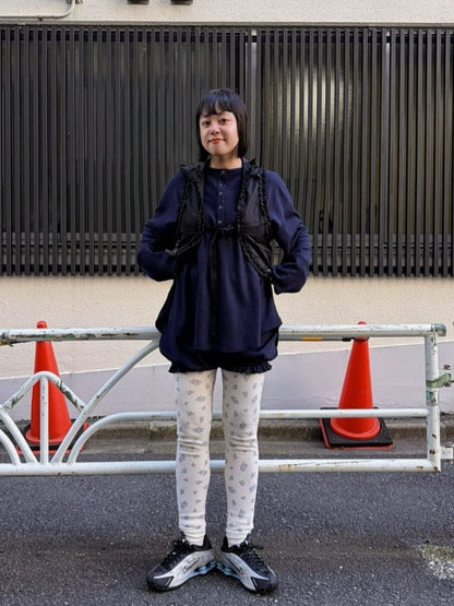 [純色/碎花] Kastane Back Design Waffle Henley Tee - Image 58