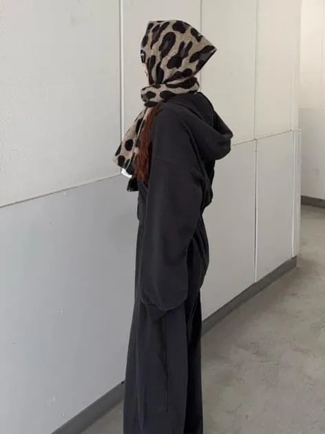 MOUSSY 針織圍巾[豹紋/迷彩]