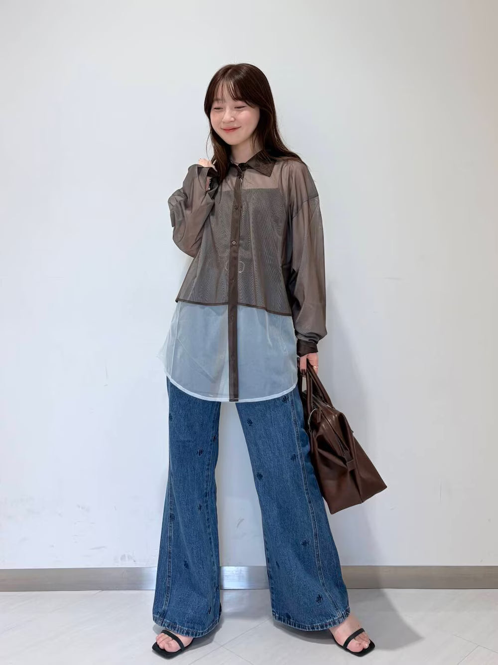 KBF Tulle layered shirt