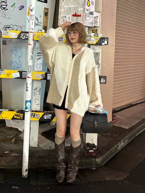 2way 雙拉鍊拼接外套