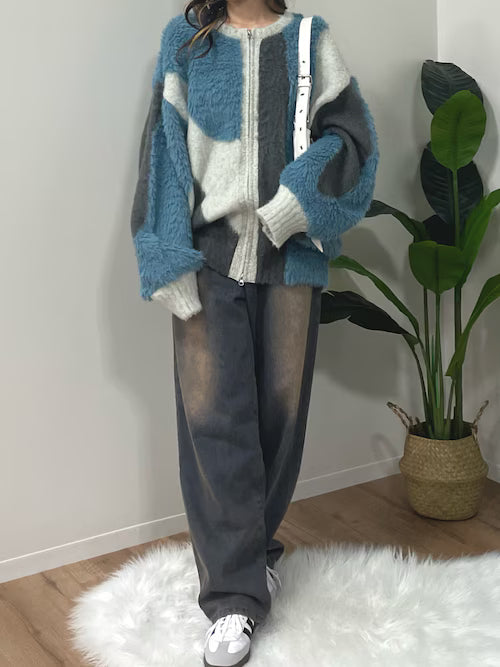 2way 雙拉鍊拼接外套