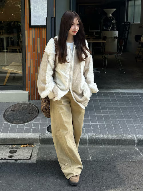 2way 雙拉鍊拼接外套