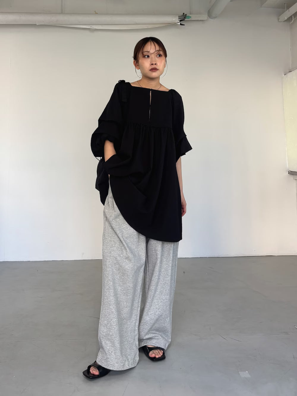 KBF Tucked Sleeve Mini Dress