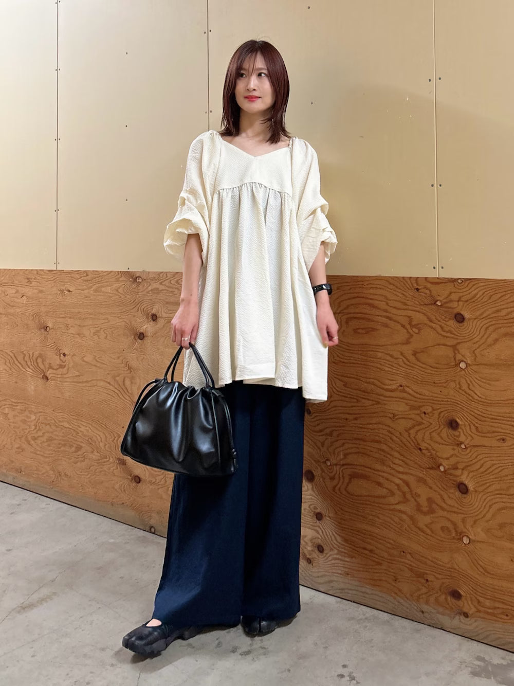 KBF Tucked Sleeve Mini Dress