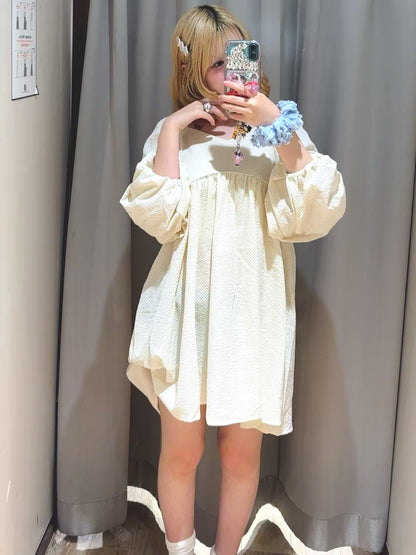 KBF Tucked Sleeve Mini Dress