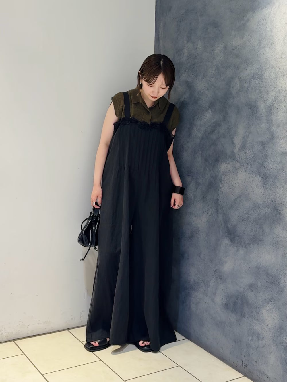 KBF Lace吊帶褲