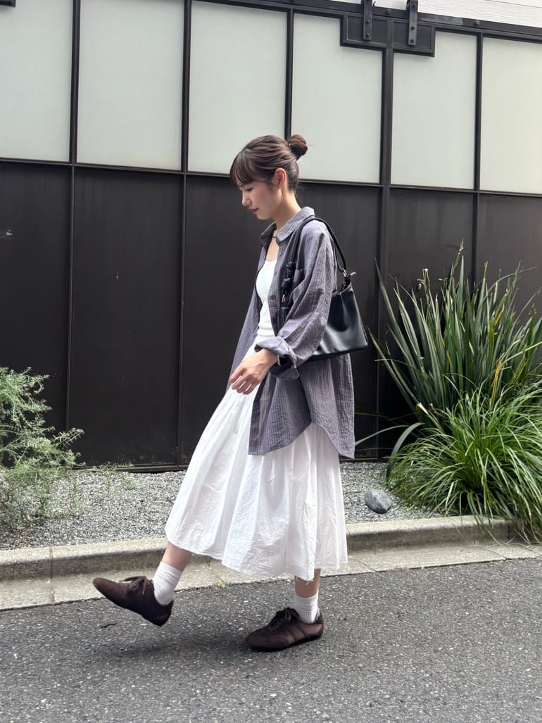 umm. By Discoat Gathered switching skirt