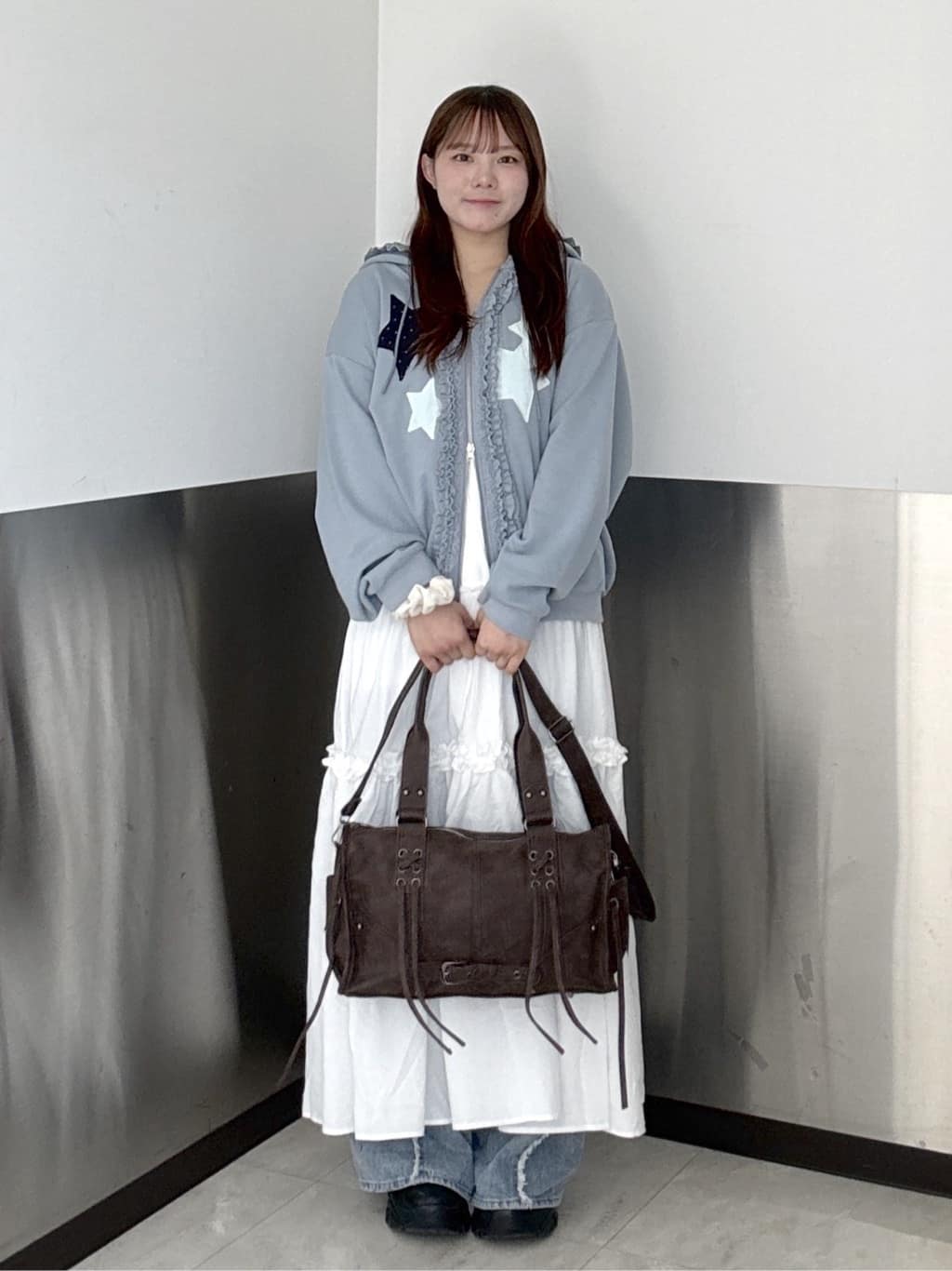 w closet 100%Cotton荷葉邊肩帶ops - Image 32