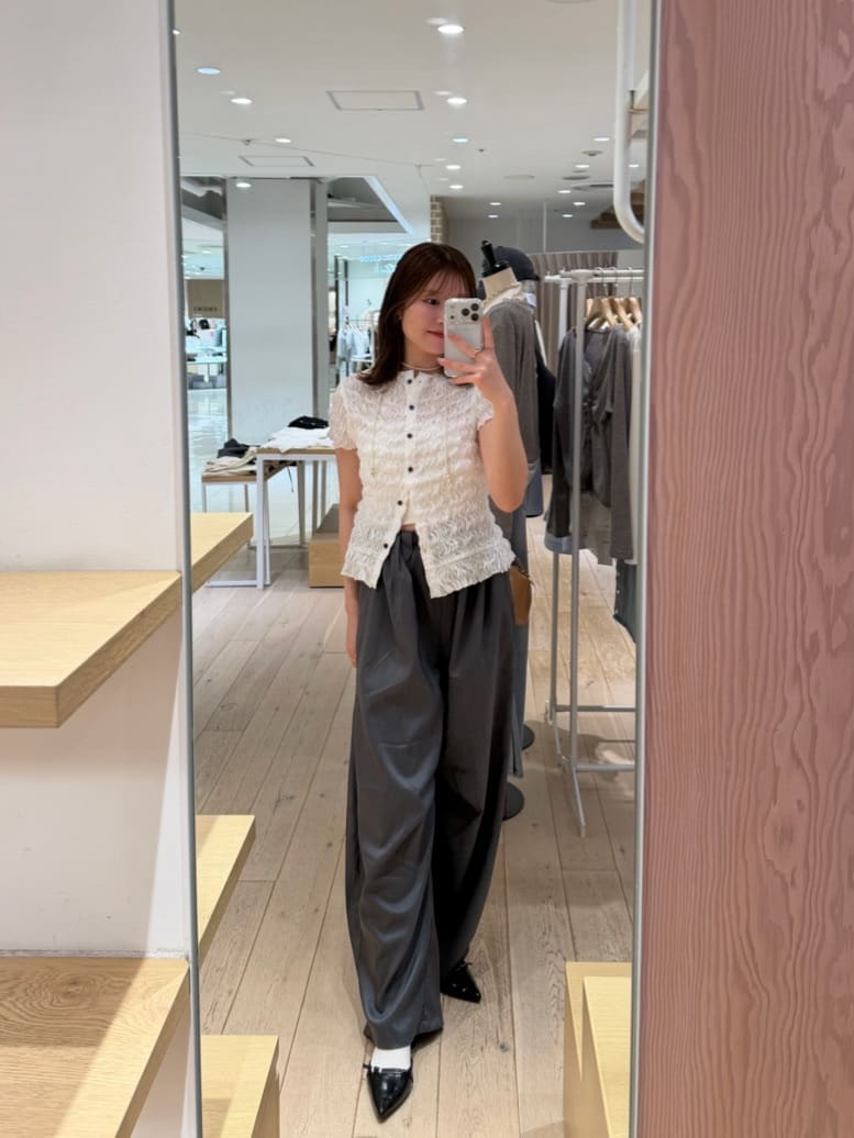 mystic Airy Shirring Blouse - Image 49