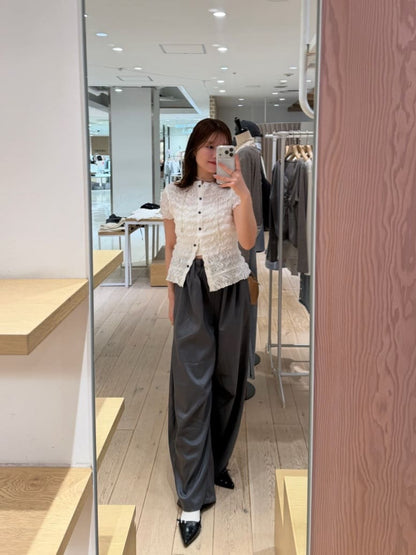 mystic Airy Shirring Blouse - Image 49