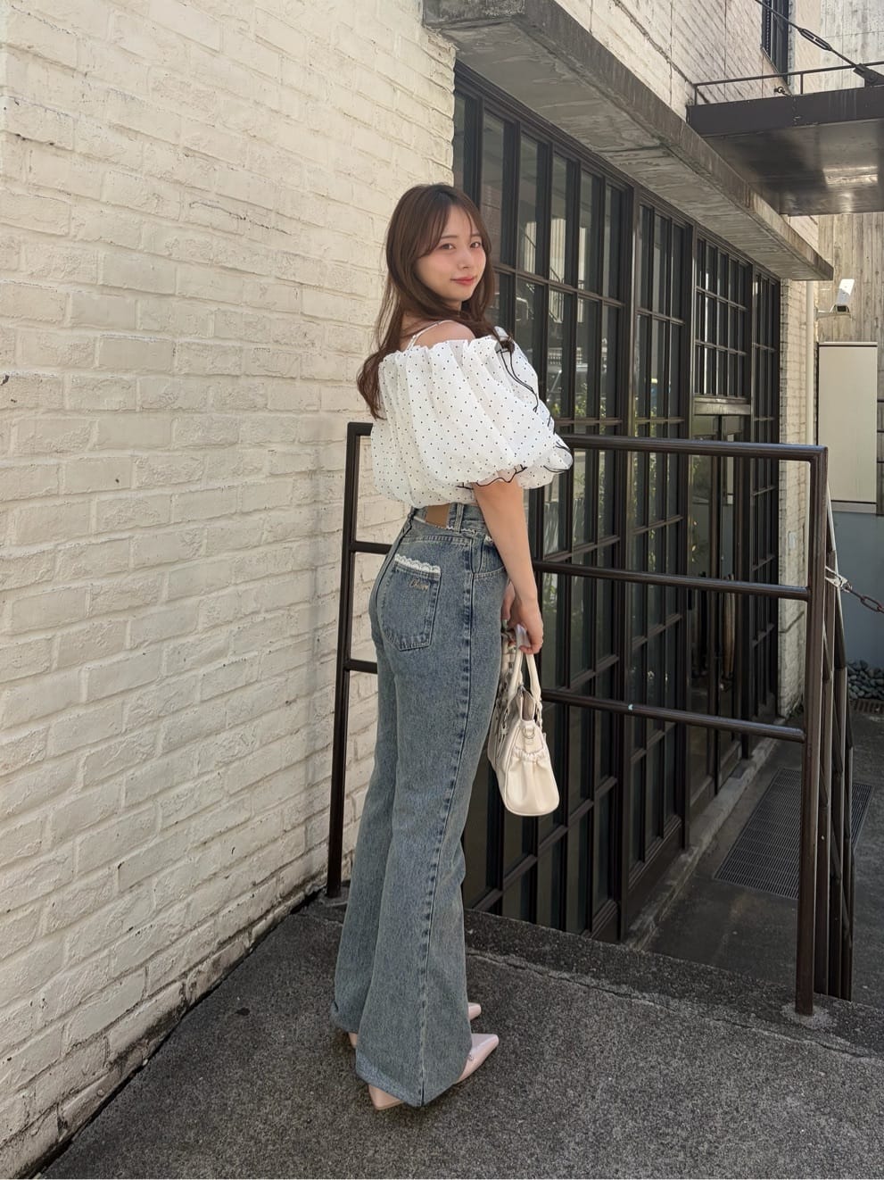 [Set Fair Item #5] CHICO 荷葉邊露肩balloon blouse - Image 34