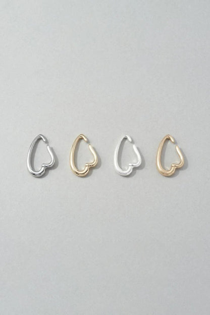 GOLDY Inverted Heart Earcuff