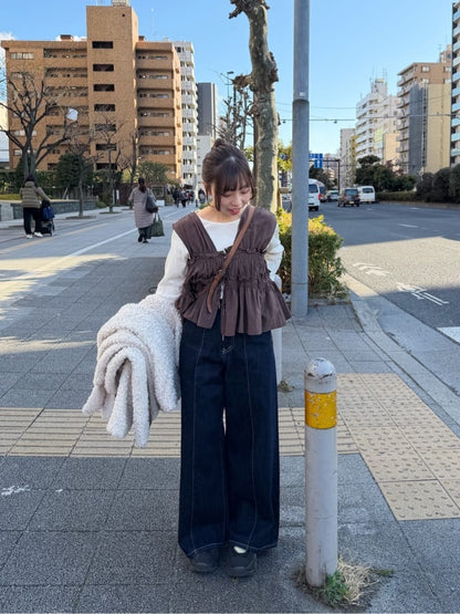umm. By Discoat 褶褶絲帶 Sleeveless - Image 112