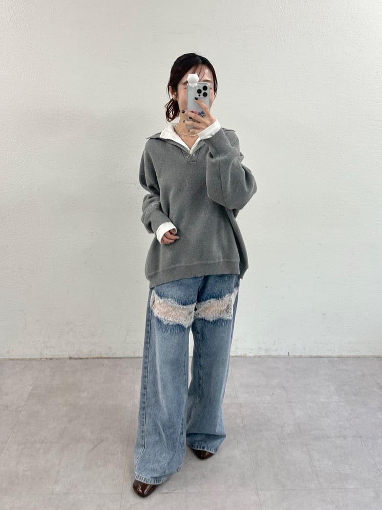 mystic Lace switching denim - Image 70