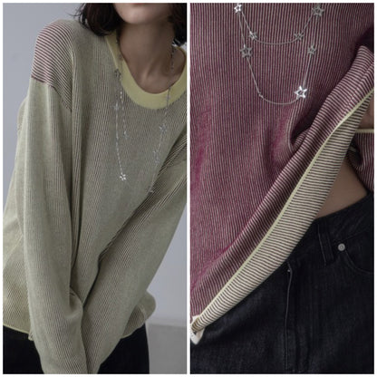 Vacancy 雙面可穿羅紋上衣