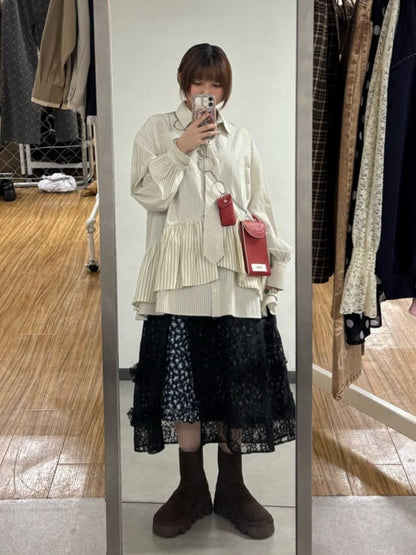 CIAOPANIC 多層束腰襯衫裙連TIE - Image 81