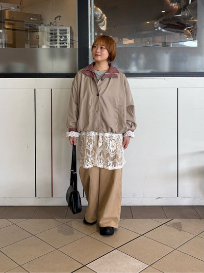 CPCM 格紋領口 balloon jacket - Image 35