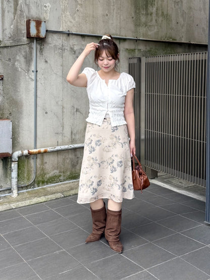 Kastane light and airy tulle midi skirt - Image 28