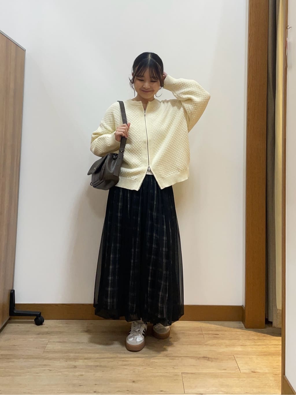 CPCM 薄紗格紋氣球裙 [可正反兩穿] - Image 30