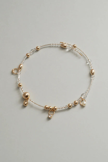 GOLDY Multi-beaded neck cuff