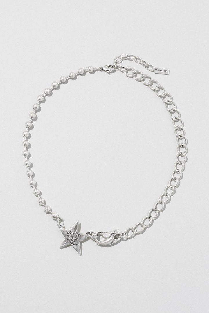 GOLDY Sophia Star ID Plate Necklace - Image 4