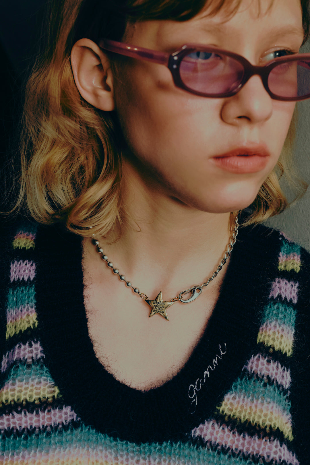 GOLDY Sophia Star ID Plate Necklace - Image 7