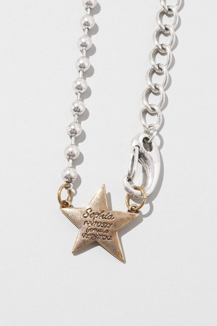 GOLDY Sophia Star ID Plate Necklace - Image 19