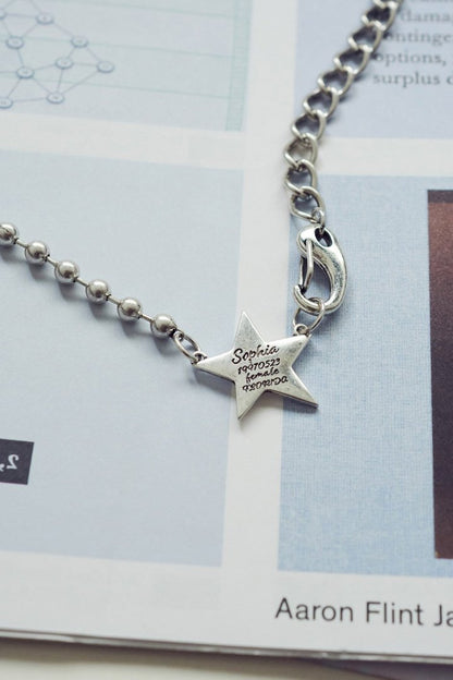 GOLDY Sophia Star ID Plate Necklace - Image 20