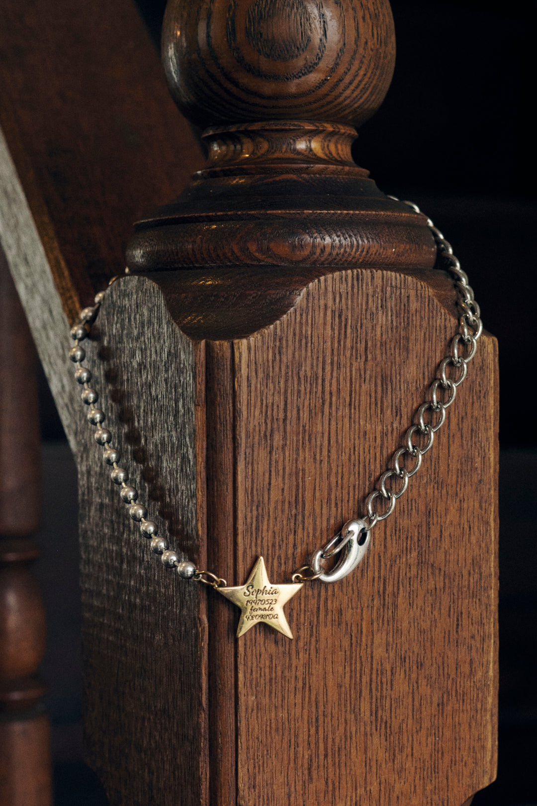 GOLDY Sophia Star ID Plate Necklace - Image 22
