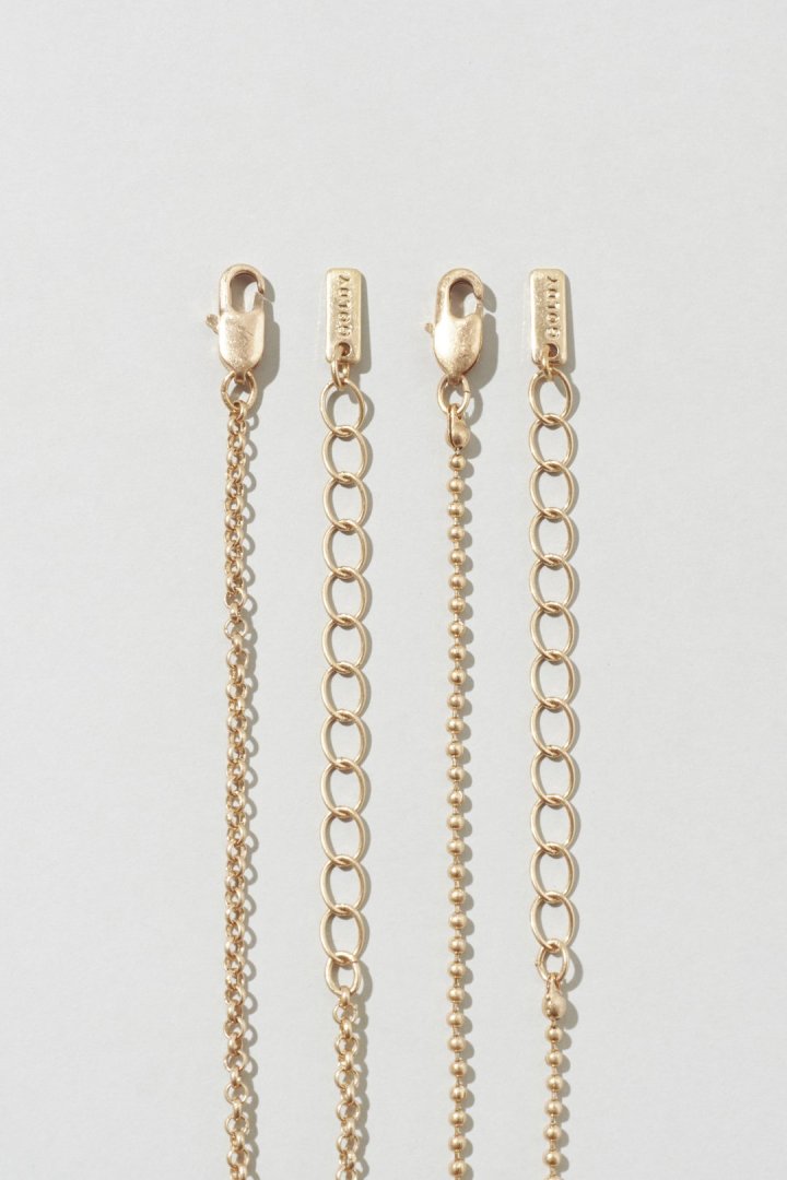 GOLDY Heart Key Charm Necklace