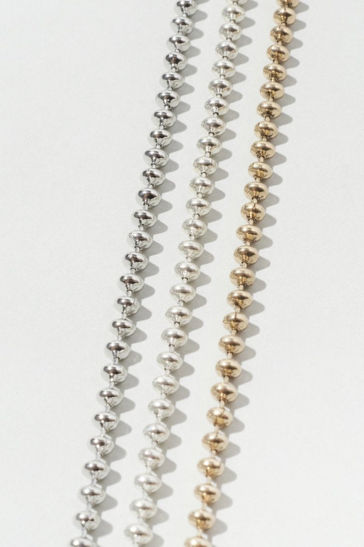 GOLDY metal twins heart necklace