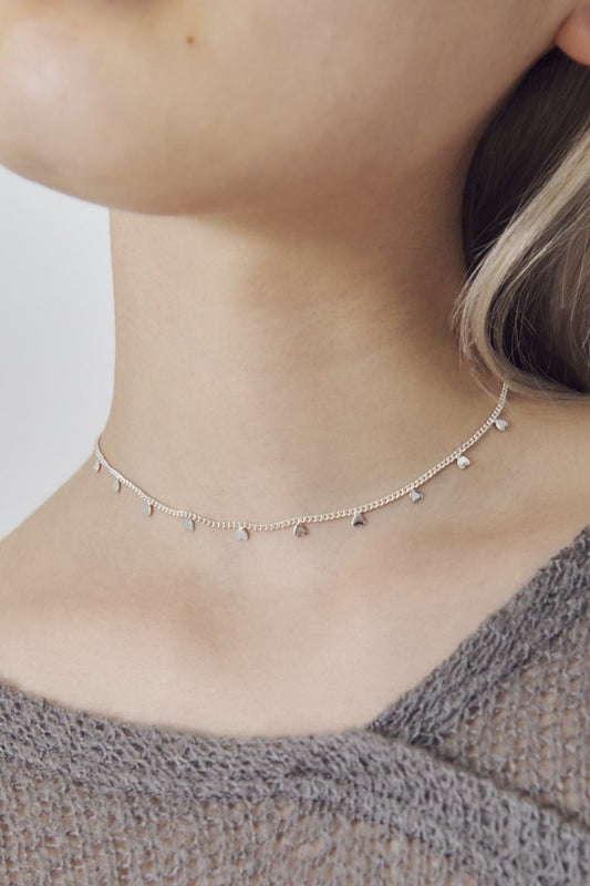 GOLDY station petite heart necklace